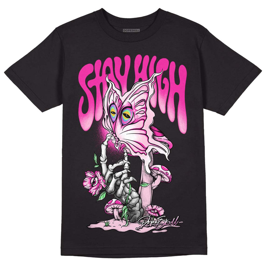Triple Pink Dunk Low DopeSkill T-Shirt Stay High Graphic - Black