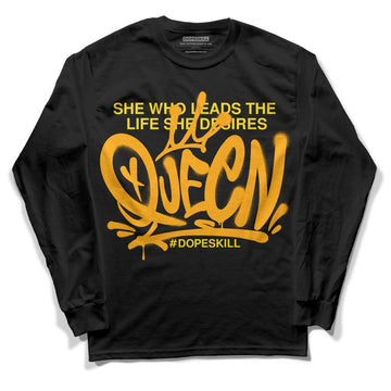 Black Taxi 12s DopeSkill Long Sleeve T-Shirt Queen Graphic - Black 