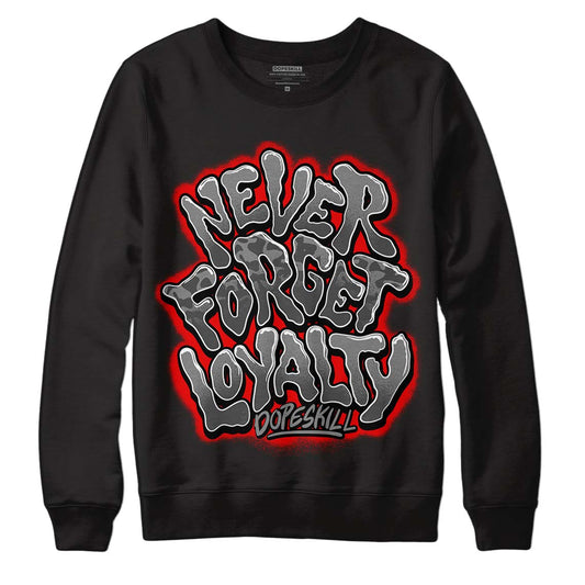 Jordan 5 Retro P51 Camo DopeSkill Sweatshirt Never Forget Loyalty Graphic Streetwear - Black 