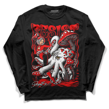 Chile Red 9s DopeSkill Long Sleeve T-Shirt Resist Graphic