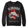 Jordan 4 Retro SE Craft Photon Dust DopeSkill Sweatshirt Slow Burn Graphic Streetwear - Black 