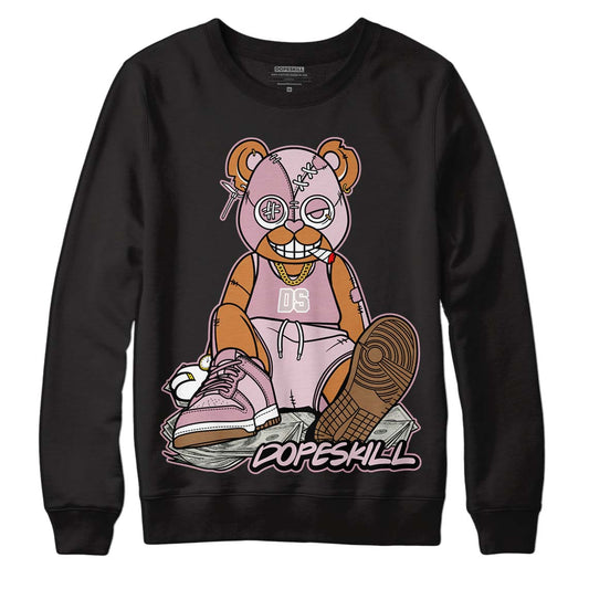 Dunk Low Teddy Bear Pink DopeSkill Sweatshirt Greatest Graphic - Black 