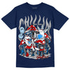 Midnight Navy 4s DopeSkill Midnight Navy T-shirt Chillin Graphic