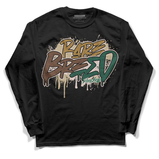 Safari Dunk Low DopeSkill Long Sleeve T-Shirt Rare Breed Graphic - Black 