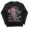 Jordan 13 Retro 'Black Flint' DopeSkill Long Sleeve T-Shirt True Love Will Kill You Graphic Streetwear - Black