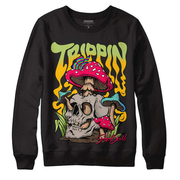 Limited DopeSkill Sweatshirt Trippin Graphic - Black