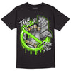 Neon Green Collection DopeSkill T-Shirt Takin No L's Graphic - Black