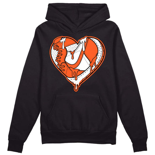 Starfish 1s DopeSkill Hoodie Sweatshirt Heart Jordan 1 Graphic - Black