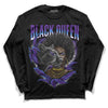 Court Purple 13s DopeSkill Long Sleeve T-Shirt New Black Queen Graphic - Black 