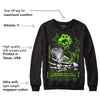 Neon Green Collection DopeSkill Sweatshirt Show Me The Money Graphic