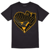 Black Taxi 12s DopeSkill T-Shirt Heart Jordan 12 Graphic - Black 