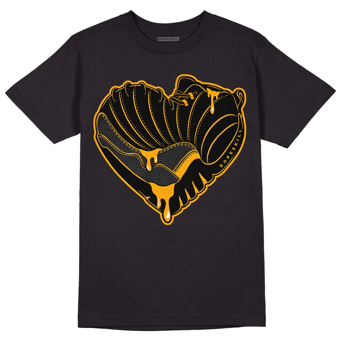 Black Taxi 12s DopeSkill T-Shirt Heart Jordan 12 Graphic - Black 