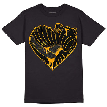 Black Taxi 12s DopeSkill T-Shirt Heart Jordan 12 Graphic - Black 