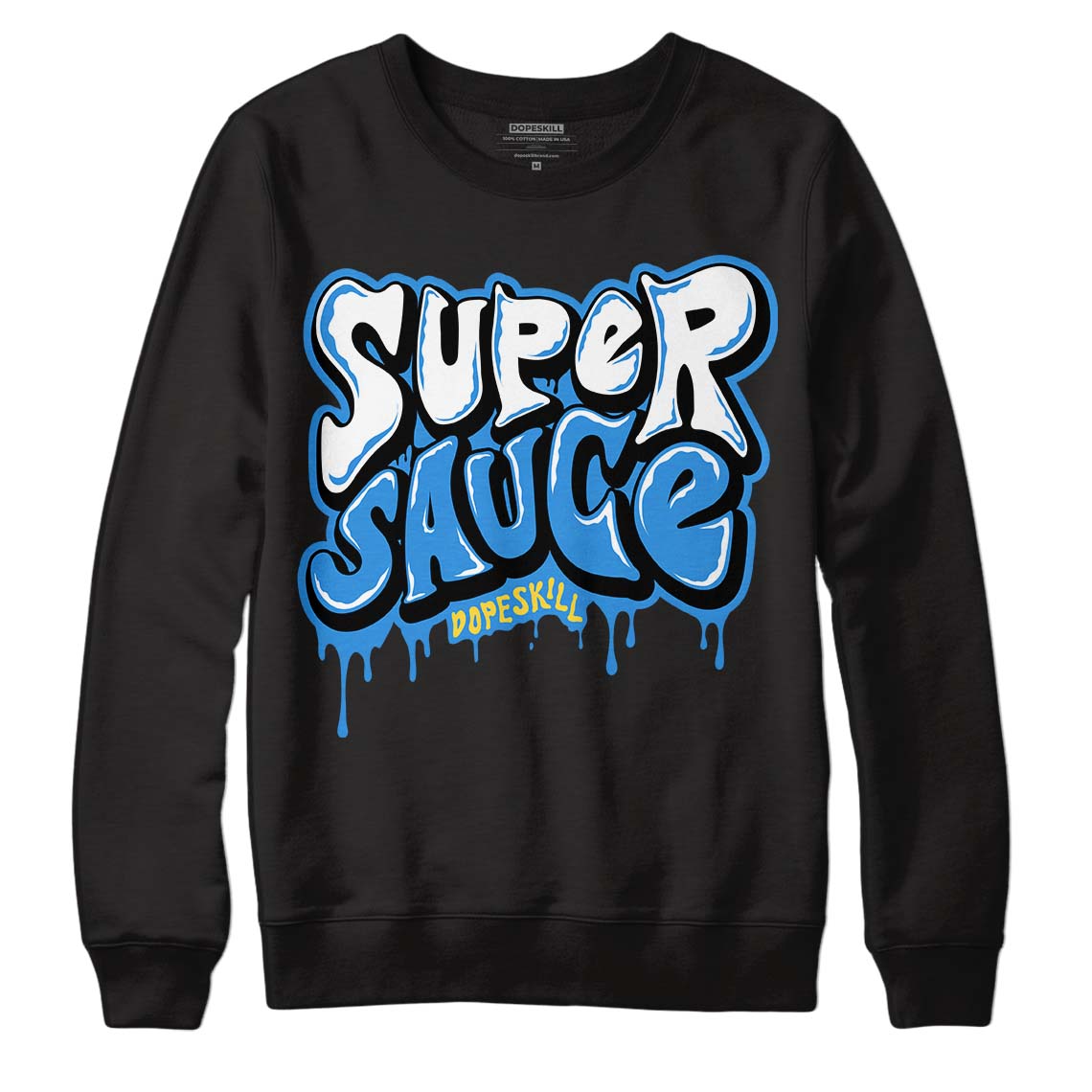 SB Dunk Low Homer DopeSkill Sweatshirt Super Sauce Graphic - Black