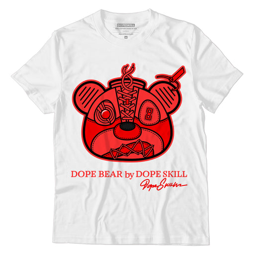 AJ 9 Chile Red DopeSkill T-Shirt Sneaker Bear Head Graphic