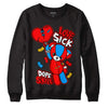 Fruity Pebbles Dunks DopeSkill Sweatshirt Love Sick Graphic - Black