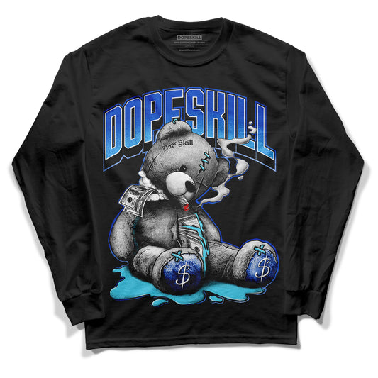 SB Dunk Argon DopeSkill Long Sleeve T-Shirt Sick Bear Graphic - Black