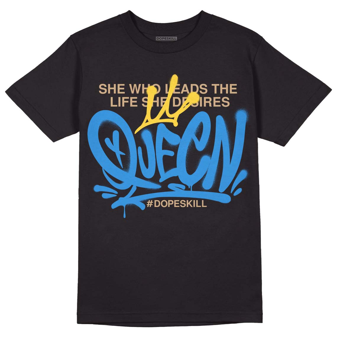 SB Dunk Low Homer DopeSkill T-Shirt Queen Graphic - Black