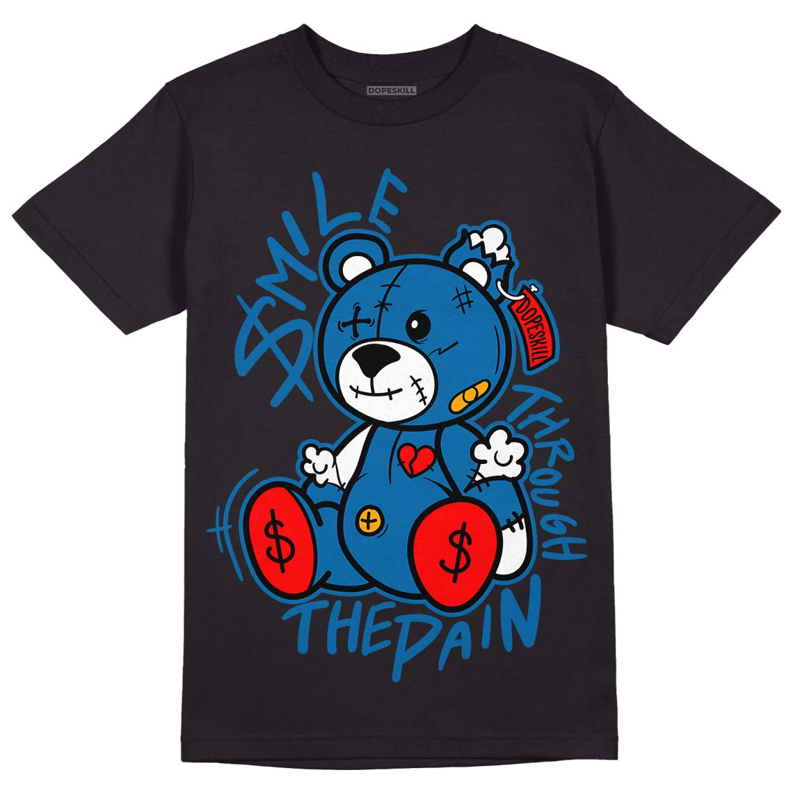 Messy Room 4s DopeSkill T-Shirt BEAN Graphic - Black