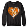 Wmns Dunk Low 'Magma Orange DopeSkill Sweatshirt Heart Jordan 1 Graphic Streetwear - Black