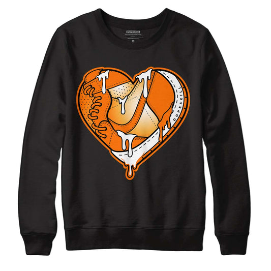 Wmns Dunk Low 'Magma Orange DopeSkill Sweatshirt Heart Jordan 1 Graphic Streetwear - Black