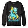 Aqua 5s DopeSkill Sweatshirt MOMM Bear Graphic - Black 