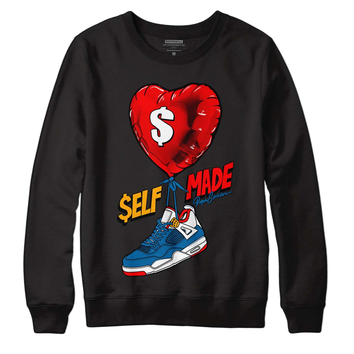 Messy Room 4S DopeSkill Sweatshirt Self Made Graphic - Black