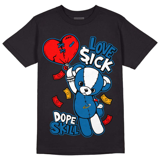 Messy Room 4s DopeSkill T-Shirt Love Sick Graphic - Black
