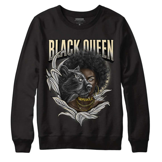 Jordan 4 Retro SE Craft Photon Dust DopeSkill Sweatshirt New Black Queen Graphic Streetwear  - Black 