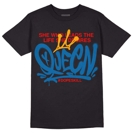 Messy Room 4s DopeSkill T-Shirt Queen Graphic - Black