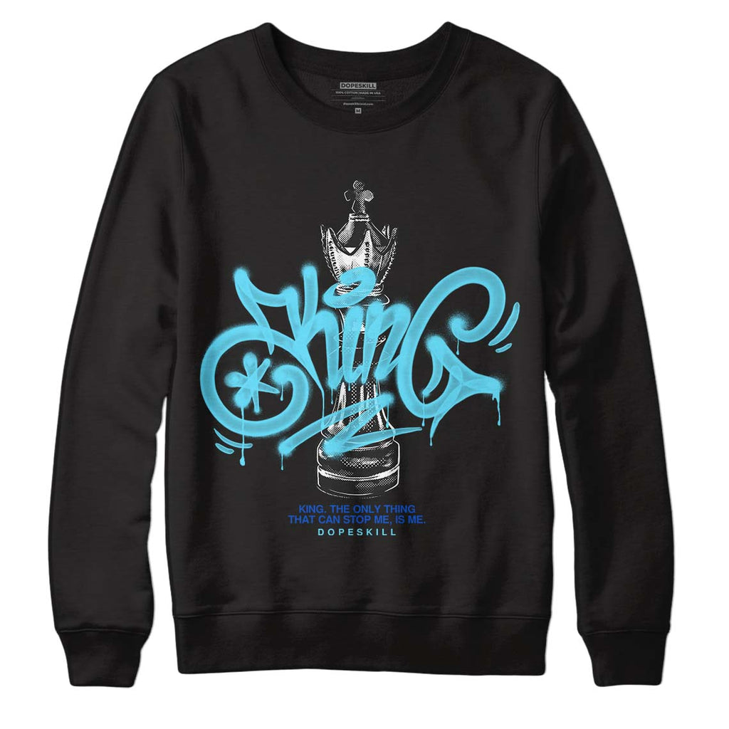 Dunk Low Argon DopeSkill Sweatshirt King Chess Graphic Streetwear - Black