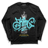 Jordan 5 Aqua DopeSkill Long Sleeve T-Shirt King Chess Graphic Streetwear - Black