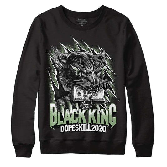 Jordan 4 Retro “Seafoam” SDopeSkill Sweatshirt Black King Graphic Graphic Streetwear - Black