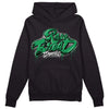 Jordan 1 Low Lucky Green DopeSkill Hoodie Sweatshirt Rare Breed Type Graphic Streetwear - Black