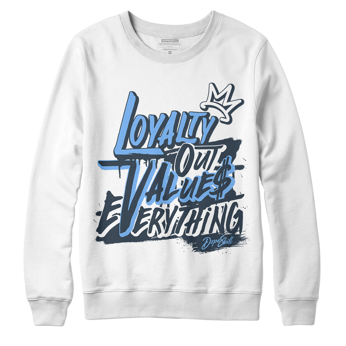 Jordan 6 Midnight Navy DopeSkill Sweatshirt LOVE Graphic