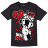 Playoffs 13s DopeSkill T-Shirt Love Sick Graphic - Black