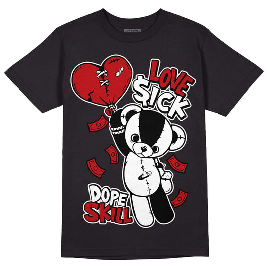 Playoffs 13s DopeSkill T-Shirt Love Sick Graphic - Black
