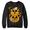 Black Taxi 12s DopeSkill Sweatshirt New Double Bear Graphic - Black 