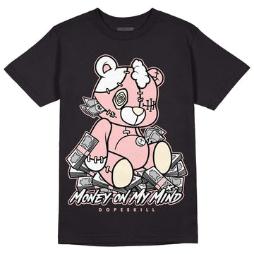 Jordan 1 High OG WMNS Washed Pink DopeSkill T-Shirt MOMM Bear Graphic Streetwear - Black