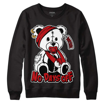 Jordan 13 Retro Playoffs DopeSkill Sweatshirt Hurt Bear Graphic Streetwear - Black