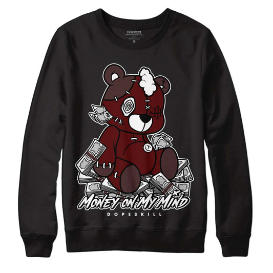 Jordan 12 x A Ma Maniére DopeSkill Sweatshirt MOMM Bear Graphic Streetwear - Black