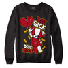 Cardinal 7s DopeSkill Sweatshirt Love Sick Graphic - Black 