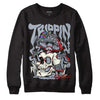 Jordan 3 Retro White Cement Reimagined DopeSkill Sweatshirt Trippin Graphic Streetwear - Black