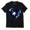 AJ 5 Racer Blue DopeSkill T-Shirt Heart AJ 5 Graphic