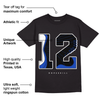 Hyper Royal 12s DopeSkill T-Shirt No.12 Graphic