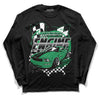 Jordan 1 Low Lucky Green DopeSkill Long Sleeve T-Shirt ENGINE Tshirt Graphic Streetwear - Black