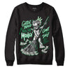 Jordan 2 Retro Lucky Green DopeSkill Sweatshirt Gettin Bored With This Money Graphic Streetwear - Black