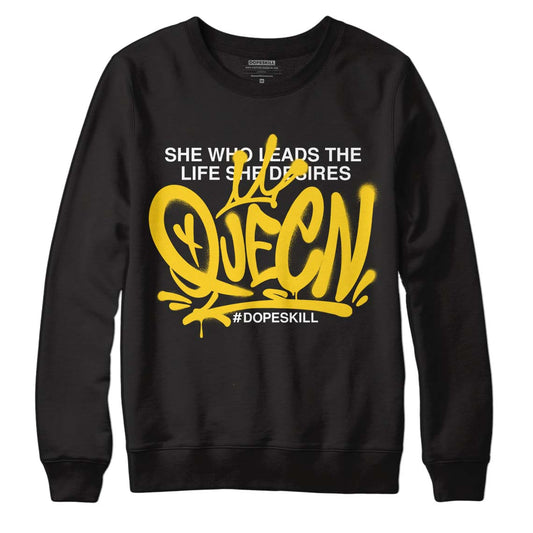 Lightning 4s DopeSkill Sweatshirt Queen Graphic - Black 