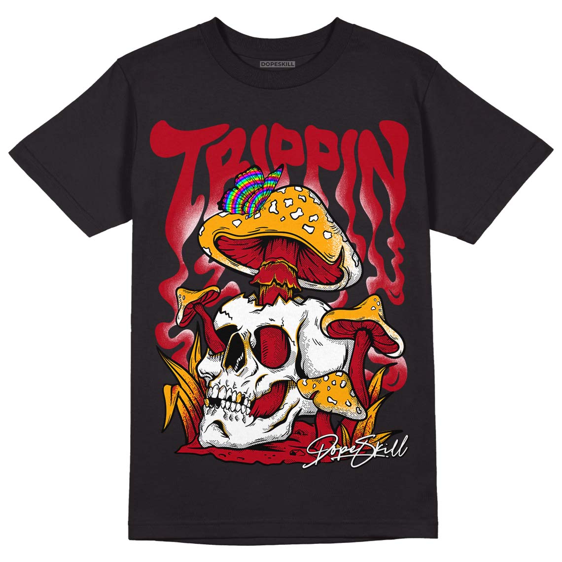 Cardinal 7s DopeSkill T-Shirt Trippin Graphic - Black 