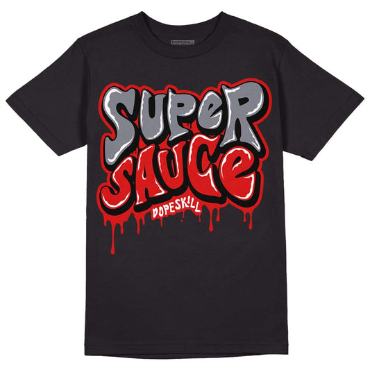 Gym Red 9s DopeSkill T-Shirt Super Sauce Graphic - Black